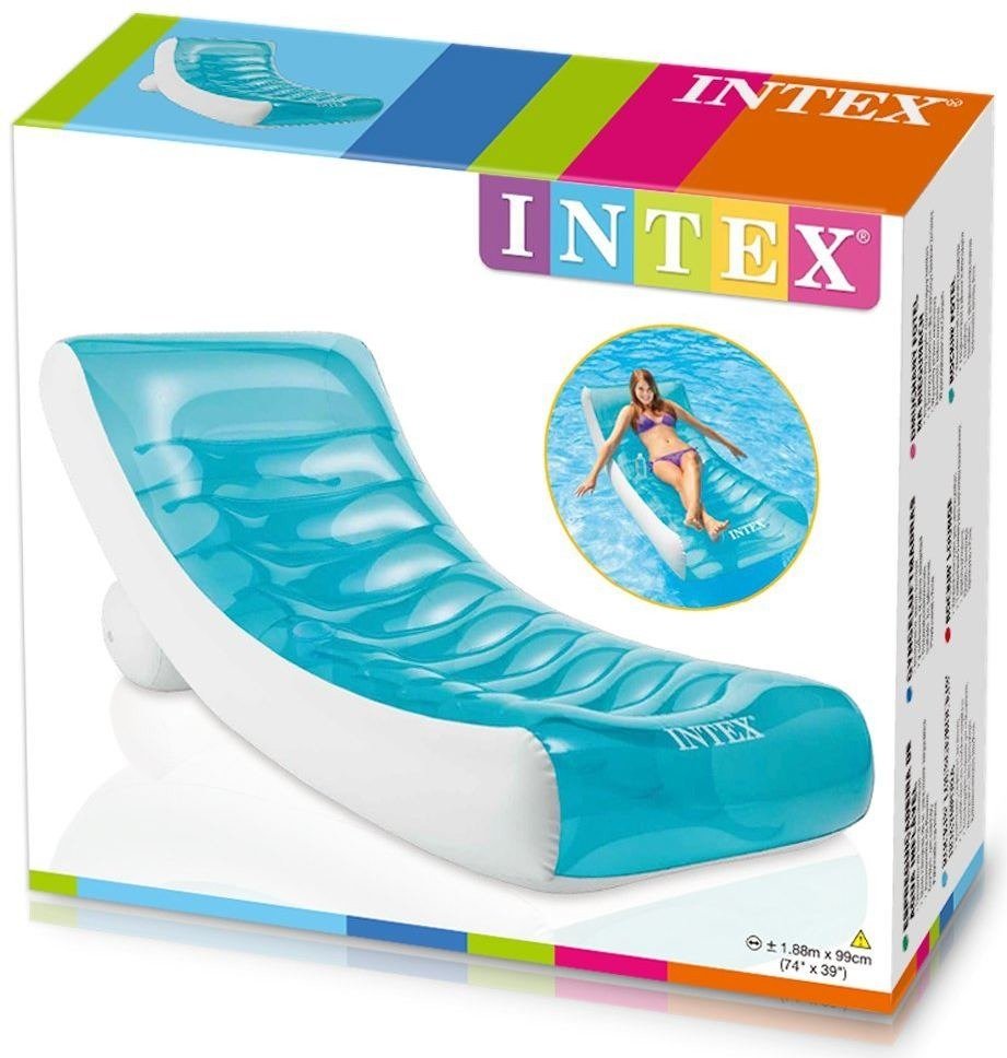 Intex Materac Fotel Pla Owy Z Oparciem X Cm Sklep