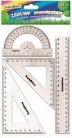 BAMBINO ZESTAW GEOMETRYCZNY 4 EL. LINIJKA 20cm