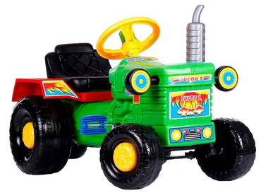 TRAKTOR NA PEDAŁY DLA DZIECI HAK DUŻY ZIELONY