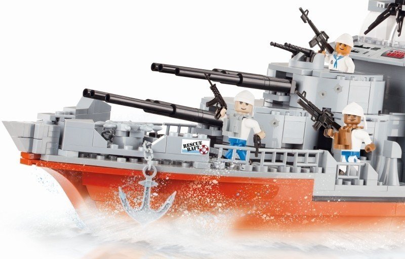 COBI BLÖCKE 4803 KLEINE ARMEE BATTLE CRUISER 800 ELEMENTE KRIEGSSCHIFF ...