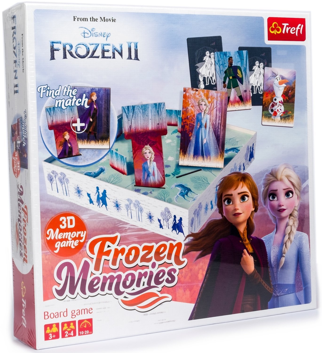Trefl Gra Kraina Lodu Memories Frozen Ii 3d Memo 1800238258 Sklep Internetowy Toysplanet Pl