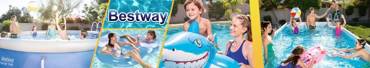 Bestway DUŻE KOŁO PLAŻOWE z uchwytami 91cm BLUE