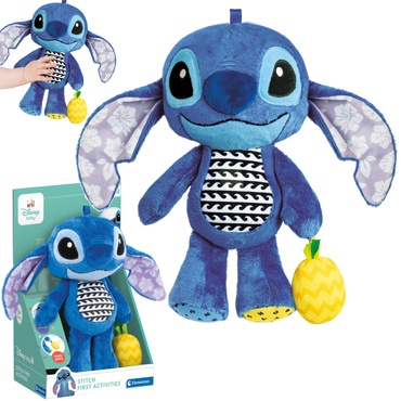 CLEMENTONI DISNEY INTERAKTYWNA MASKOTKA STITCH MIĘKKA 0+ DŹWIĘKI