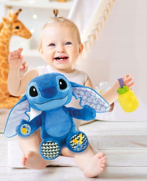 CLEMENTONI DISNEY INTERAKTYWNA MASKOTKA STITCH MIĘKKA 0+ DŹWIĘKI