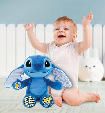 CLEMENTONI DISNEY INTERAKTYWNA MASKOTKA STITCH MIĘKKA 0+ DŹWIĘKI