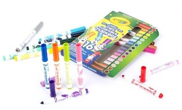 Crayola ZESTAW MINI MARKERY pisaki zmywalne 16 szt