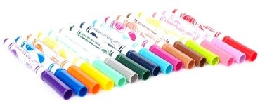 Crayola ZESTAW MINI MARKERY pisaki zmywalne 16 szt