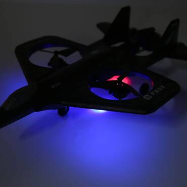 DRON SAMOLOT ZDALNIE STEROWANY FALCON MYŚLIWIEC RC LED USB