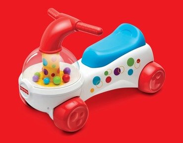 FISHER PRICE CHODZIK JEŹDZIK Z WIRUJĄCYMI PIŁKAMI