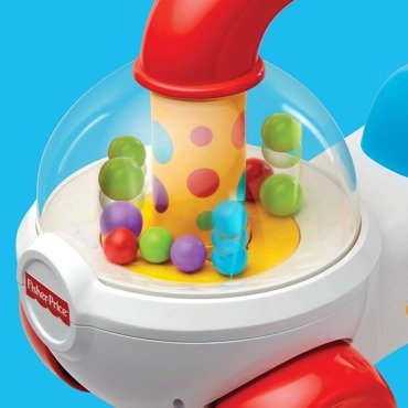 FISHER PRICE CHODZIK JEŹDZIK Z WIRUJĄCYMI PIŁKAMI