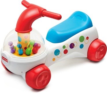 FISHER PRICE CHODZIK JEŹDZIK Z WIRUJĄCYMI PIŁKAMI