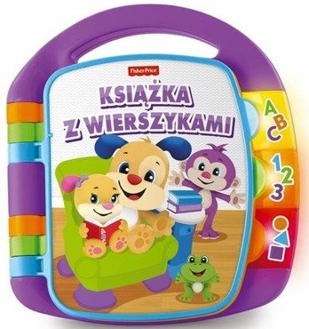 Fisher Price KSIĄŻECZKA Z WIERSZYKAMI Mówi po polsku FRC70