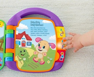 Fisher Price KSIĄŻECZKA Z WIERSZYKAMI Mówi po polsku FRC70