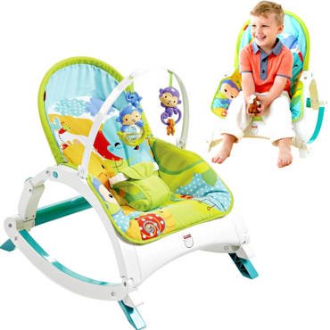 Fisher Price LEŻACZEK BUJACZEK 3w1 Do 18KG CMR10