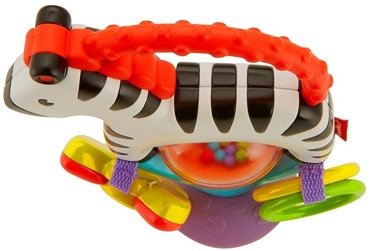 GRZECHOTKA AKTYWIZUJĄCA ZEBRA FISHER PRICE 3 m +