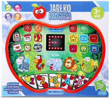 JABŁKO PAD EDUKACYJNY DLA DZIECI TABLET E-EDU