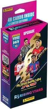 KARTY PANINI FIFA 365 UPGRADE RISING STARS ADRENALYN XL 2024 BLISTER