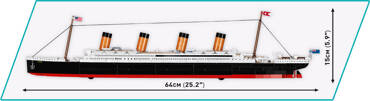 KLOCKI STATEK RMS TITANIC 722 EL COBI 1929