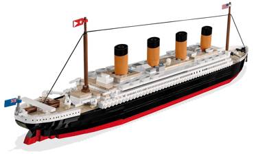 KLOCKI STATEK RMS TITANIC 722 EL COBI 1929