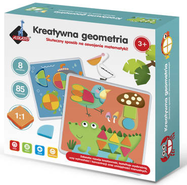 KREATYWNA GEOMETRIA MOZAIKA UKŁADANKA 85el ASKATO 