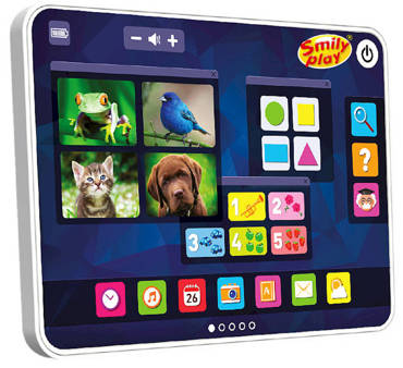 LAPTOP INTERAKTYWNY DLA DZIECI 2w1 TABLET SMILY PLAY