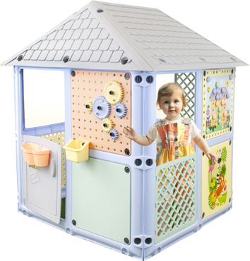 MOCHTOYS DOMEK OGRODOWY DLA DZIECI SMART HOUSE - PLAC ZABAW