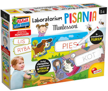 MONTESSORI LABORATORIUM PISANIA GRA EDUKACYJNA LISCIANI