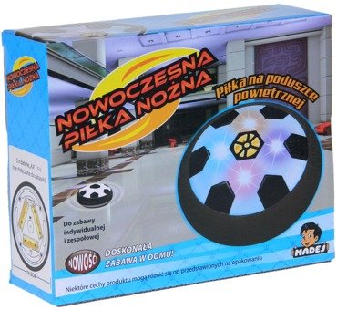 PIŁKA NOŻNA NA PODUSZCE POWIETRZNEJ DYSK LED HOVERBALL