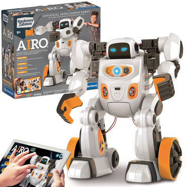 ROBOT AIRO INTERAKTYWNY PROGRAMOWALNY APLIKACJA BLUETOOTH CLEMENTONI