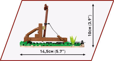 RZYMSKA KATAPULTA COBI IMPERIUM ROMANUM ONAGER KLOCKI 173el FIGURKA 20068