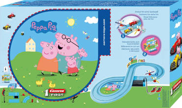 ŚWINKA PEPPA PIG TOR 2,4m KIDS GRANPRIX CARRERA FIRST