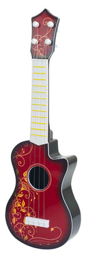 UKULELE GITARA KLASYCZNA DLA DZIECI 4 metalowe STRUNY 45cm