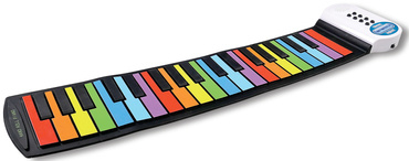 ZWIJANE PIANINKO KOLOROWY KEYBOARD ROLL UP PIANINO 63cm