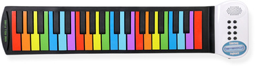 ZWIJANE PIANINKO KOLOROWY KEYBOARD ROLL UP PIANINO 63cm